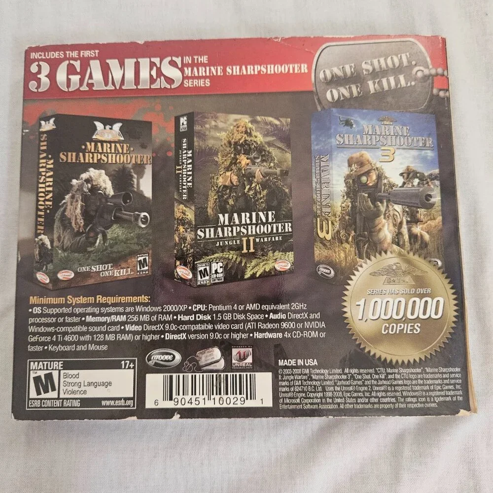 Marine Sharpshooter Trilogy (PC, 2008)